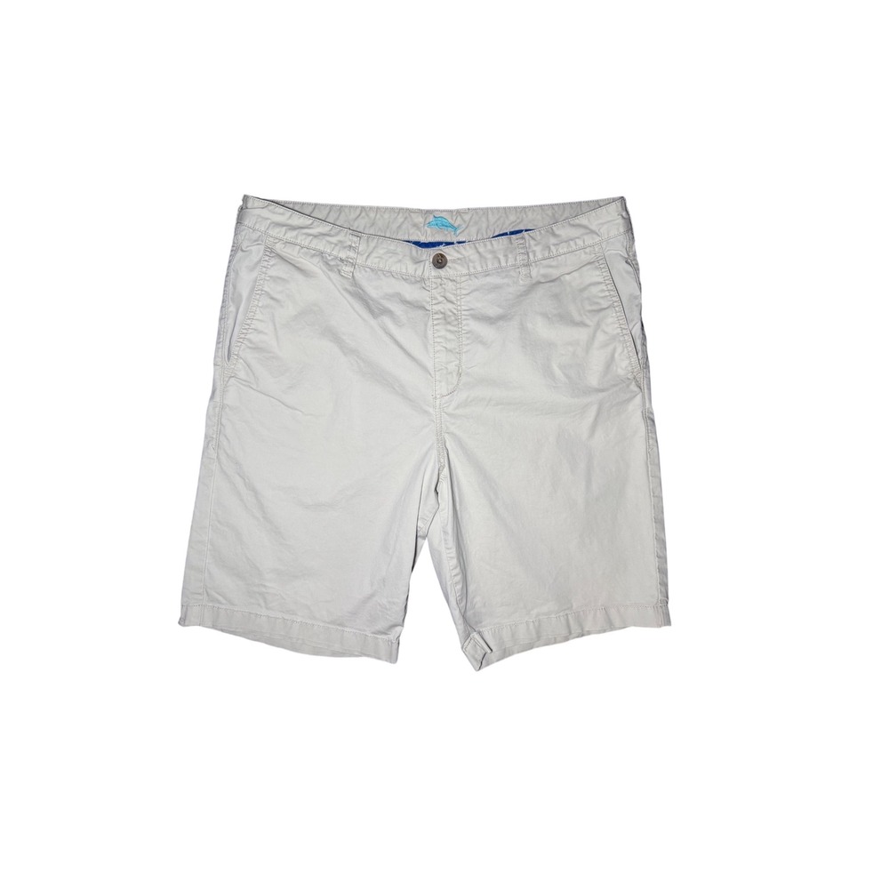 Tommy Bahama Chino Shorts Men Size 36 Beige Flat Front